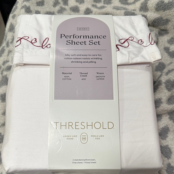 Threshold Cream Performance Sheet Set - Picture 1 of 2